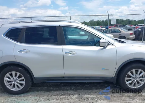 2017 Nissan Rogue Hybrid Sv из США, поврежденный, VIN 5N1ET2MT3HC814856